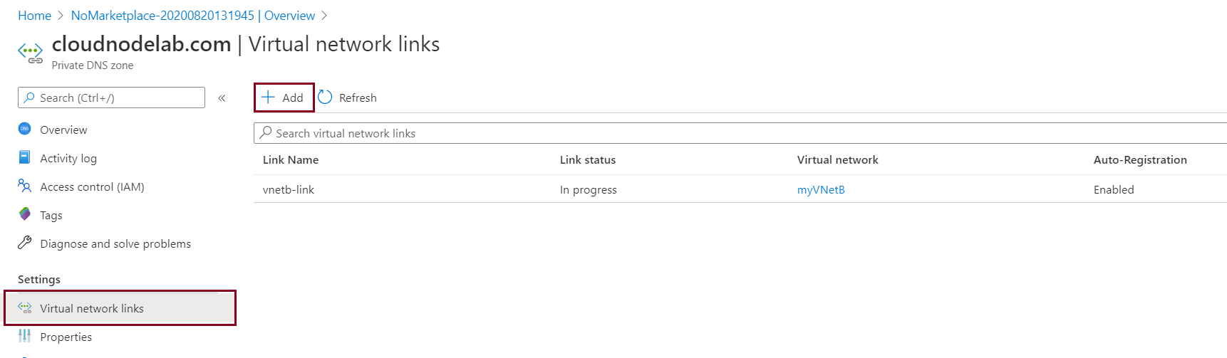 Configuring Azure DNS for Public and Private Zones