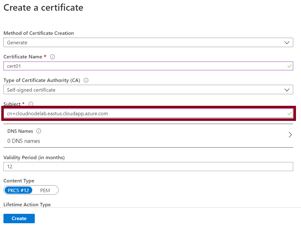 Creating an Azure Service Fabric Cluster