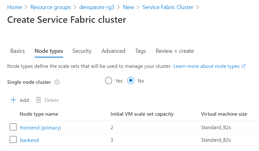 Creating an Azure Service Fabric Cluster