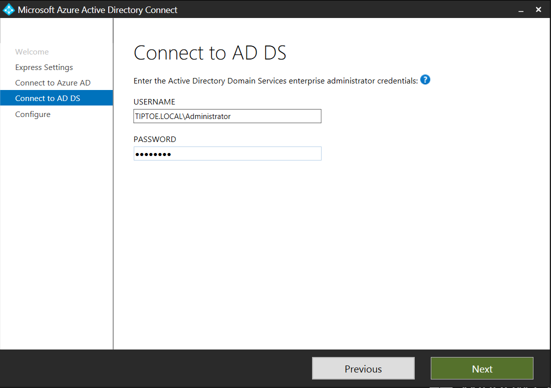 Using Azure AD Connect to connect an On-premises Active Directory forest to Azure AD