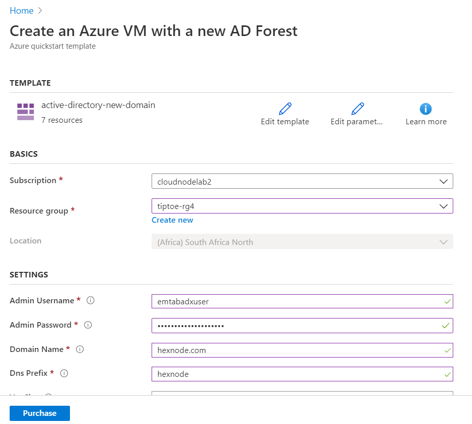 Creating an Azure ADDS domain trust with an on-premise environment