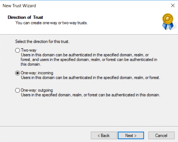 Creating an Azure ADDS domain trust with an on-premise environment