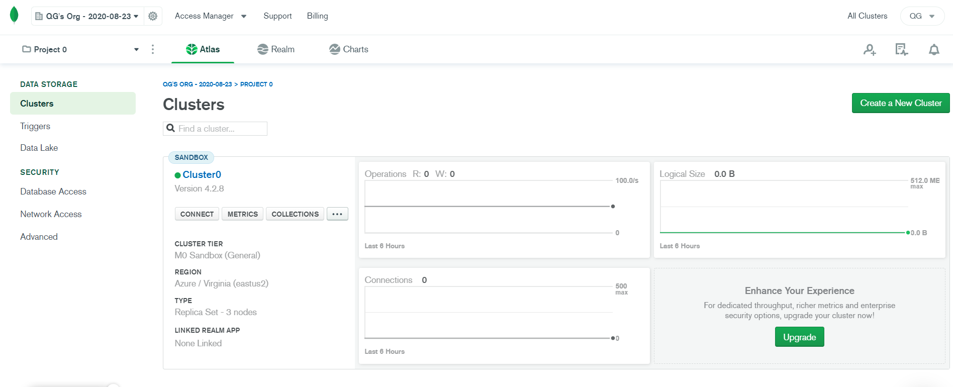 Provisioning a MongoDB Atlas Cluster to Azure