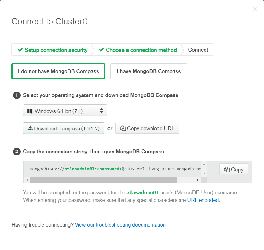 Provisioning a MongoDB Atlas Cluster to Azure