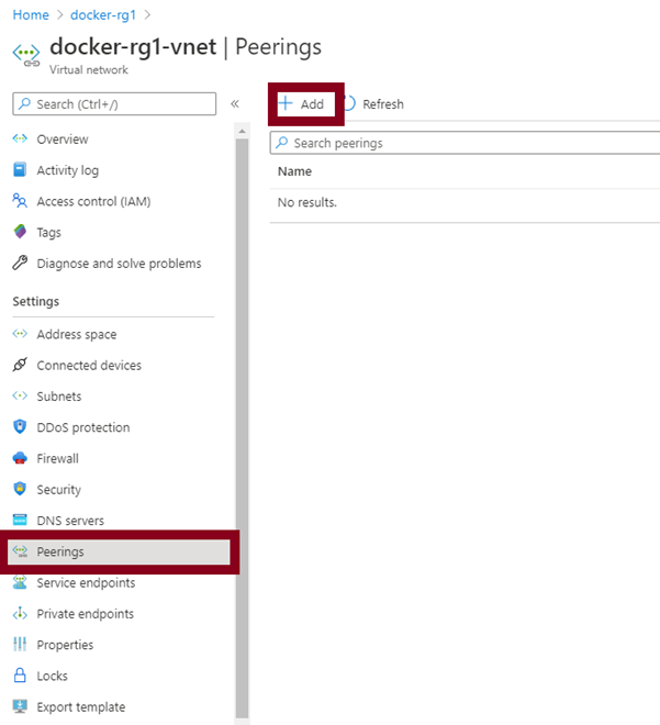 Create connectivity between Azure virtual networks using VNet Peering